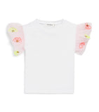 Billieblush Cotton Tulle-Sleeve T-Shirt 3-12 Years - British product
