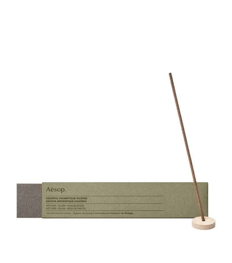 Aesop Kagerou aromatique incense with pumice disc (British brand)