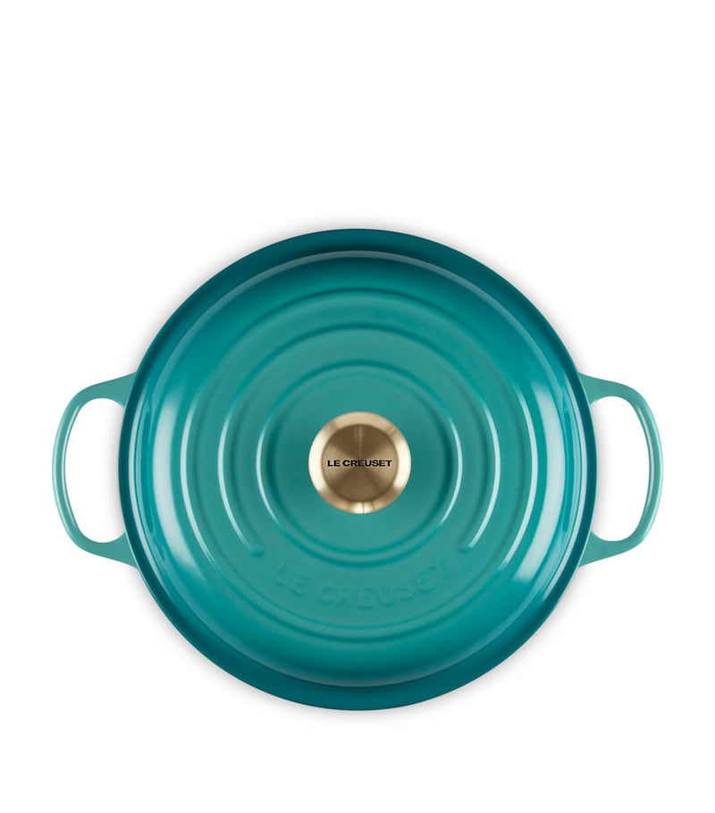 Le Creuset cast iron shallow casserole dish 26cm, UK version