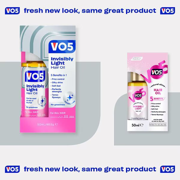 Vo5 Invisibly Light Hair Oil 50ml (British brand)