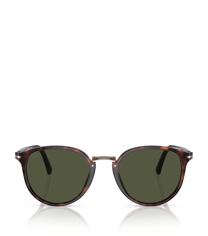 Persol acetate rounded square sunglasses 0PO3210S, UK version