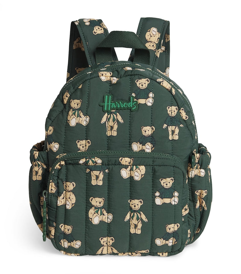 Harrods quilted Henry bear backpack H31cm, UK version