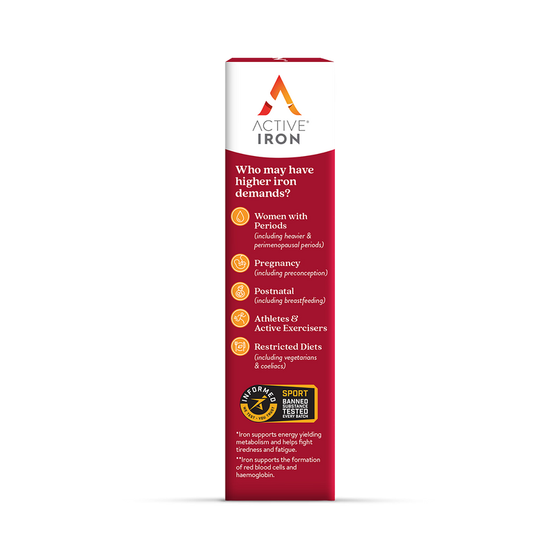 Active Iron Advance 25mg 30 Capsules - British product