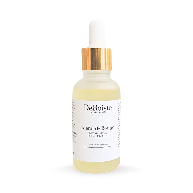 Marula & Borage skin relief oil (British brand)