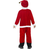 Smiffys Santa Toddler Costume red white jumpsuit and hat, UK version