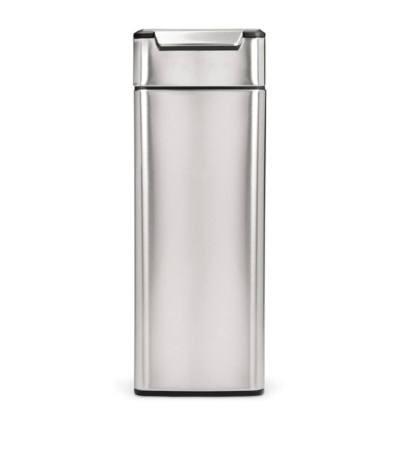 Simplehuman slim brushed steel pedal bin 40L (British brand)