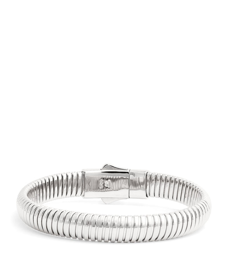 Tom Wood Tubogas bracelet in recycled sterling silver (British brand)