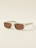 Prada rectangular sunglasses light blue brown 57mm, UK version