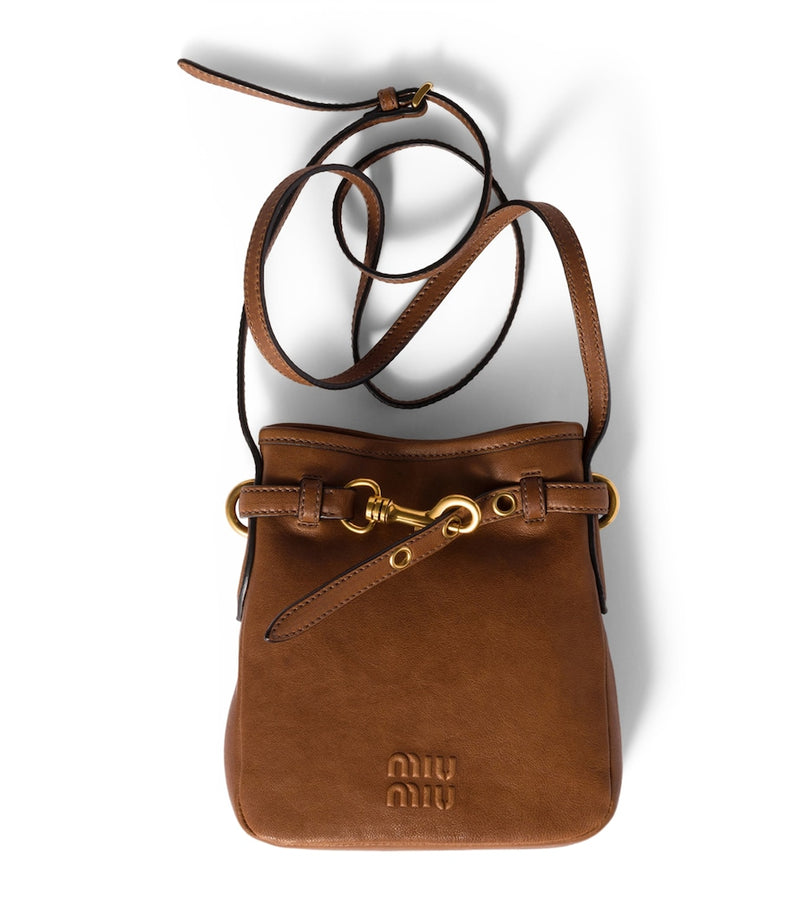 Miu Miu nappa leather pouch 19x17cm (British brand)