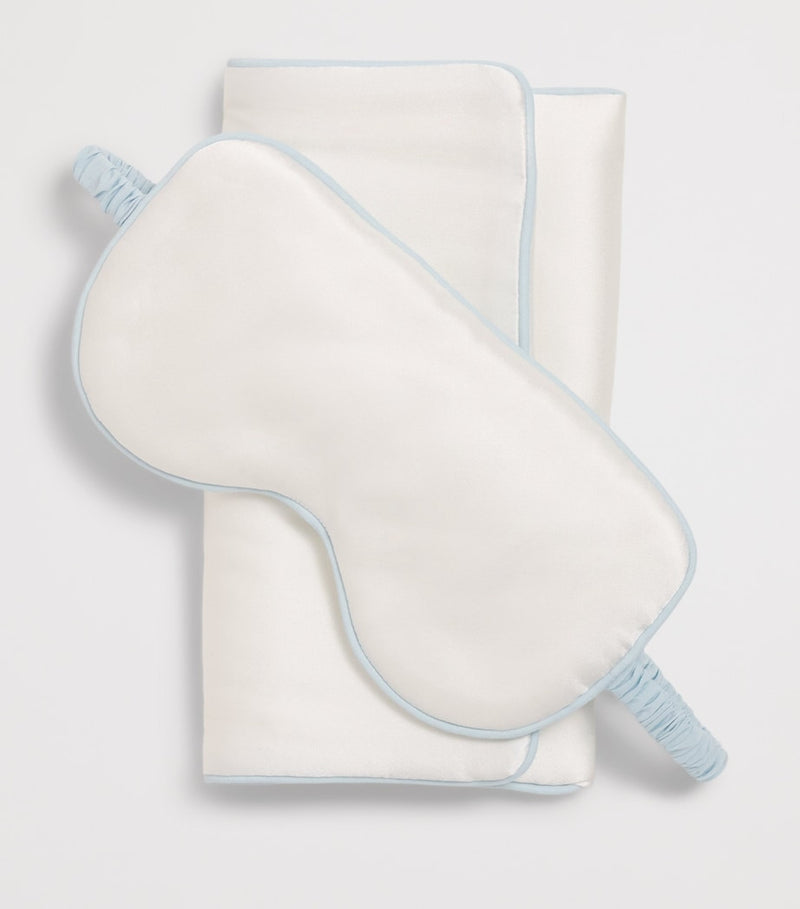 Olivia von Halle silk Audrey eye mask (British brand)