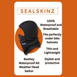 Sealskinz men's waterproof all weather head gaitor - British product