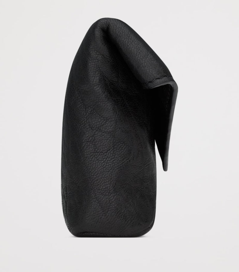 Saint Laurent envelope card holder croc-embossed leather, UK version