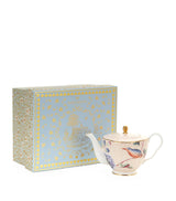 Harrods Small Teapot with Floral Print and Gold Accents- Buy online at McGrocer
