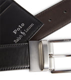 Polo Ralph Lauren leather belt and card holder gift set (British brand)