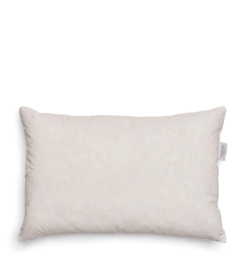Vispring cotton down-filled pillow 50cm x 75cm (British brand)