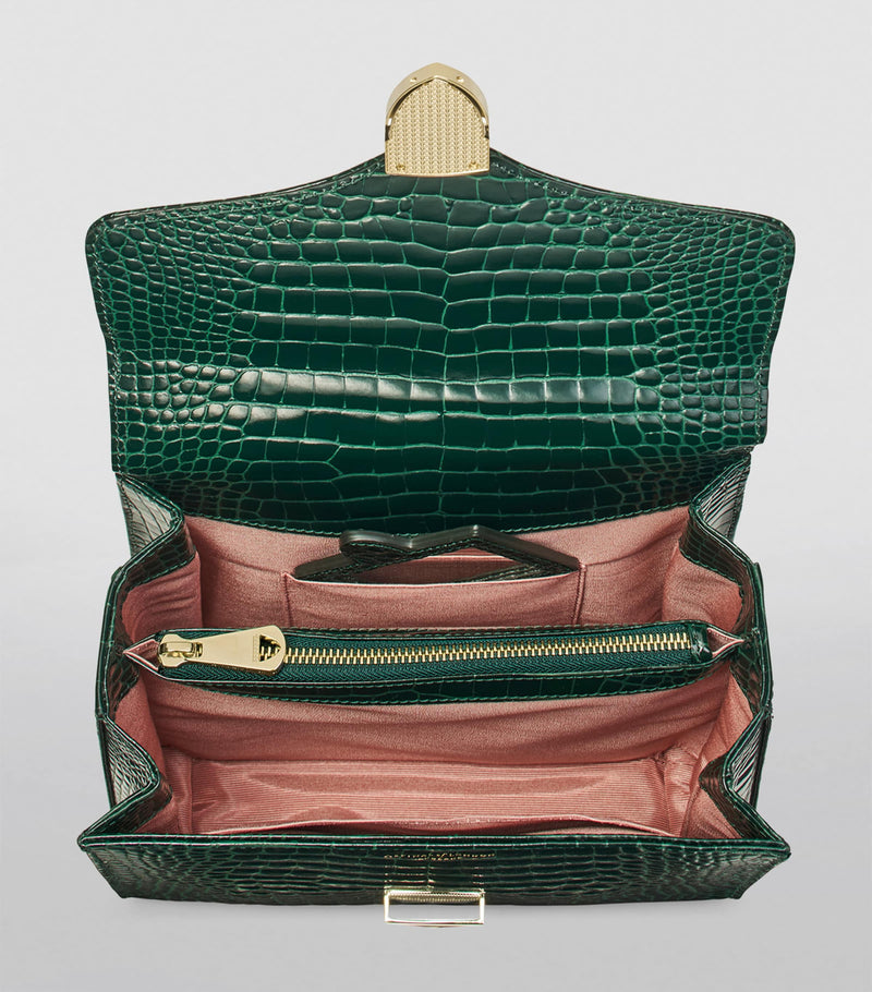 Aspinal of London Mayfair top-handle bag Italian leather (British brand)