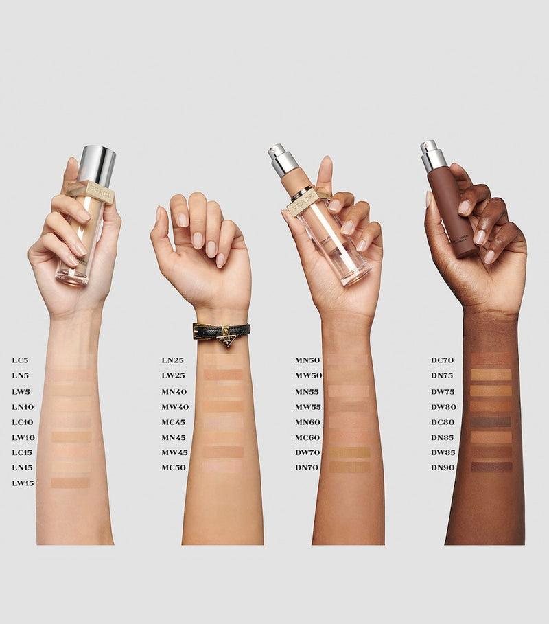 Prada Beauty Reveal Skin Optimising Foundation, imported from the UK