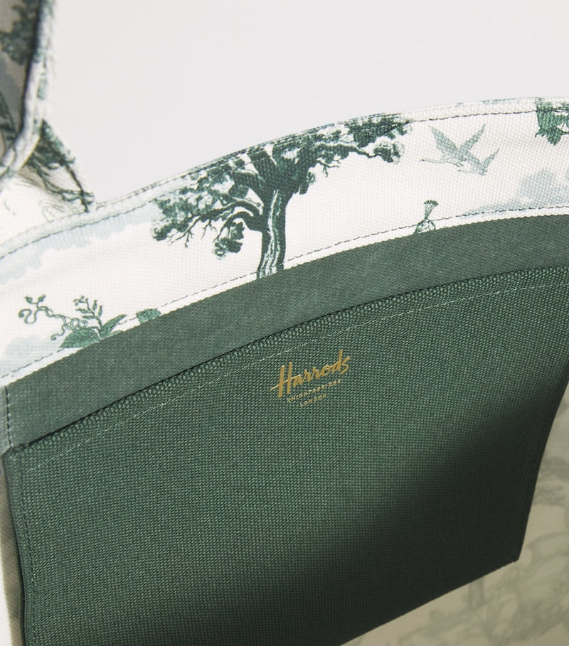 Harrods medium toile tote bag, British product