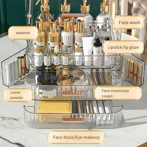 Livingandhome cosmetic storage organizer makeup bag, UK version