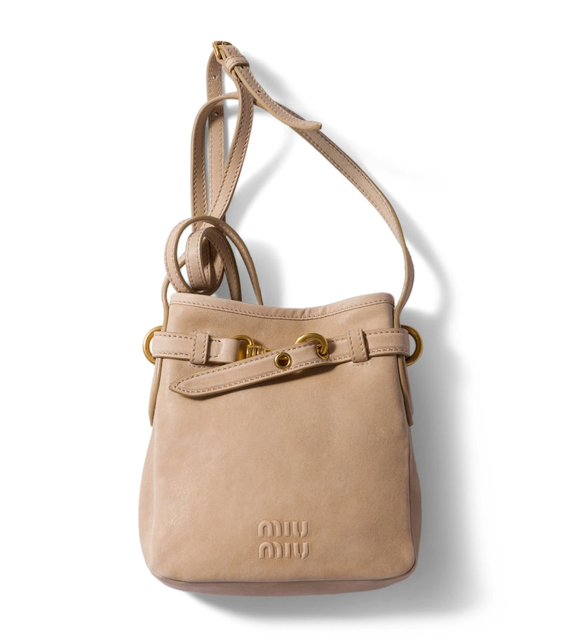 Miu Miu nappa leather pouch (British brand)