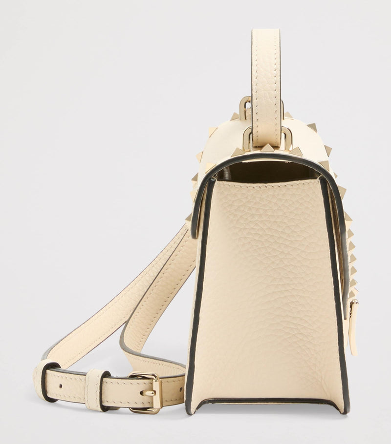 Valentino Garavani small leather Rockstud shoulder bag (British brand)