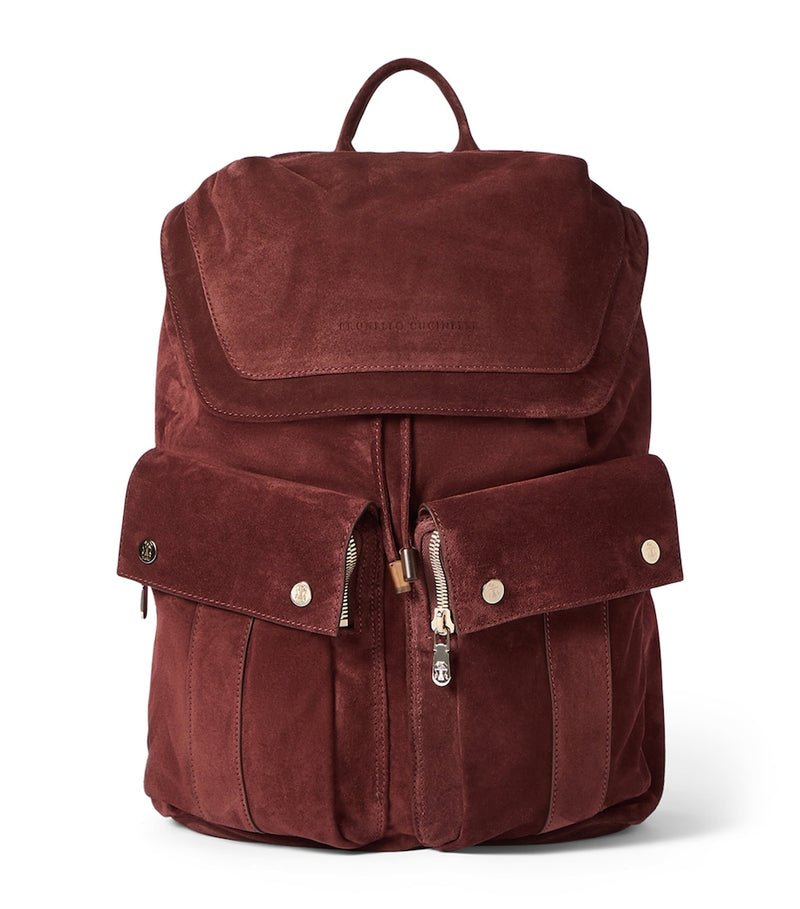 Brunello Cucinelli suede city backpack (British brand)