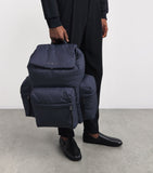 Emporio Armani padded jacquard backpack (British brand)