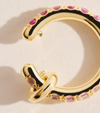 Spinelli Kilcollin yellow gold ear cuff with pink sapphires - British product