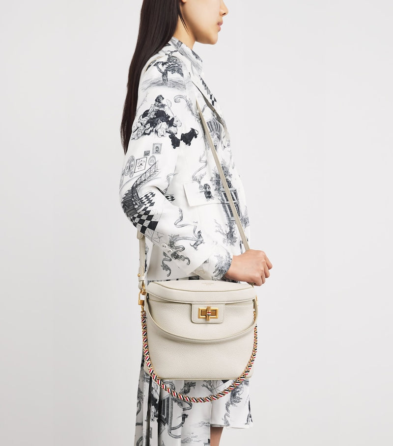 Thom Browne pebble leather box bag H18cm - British product