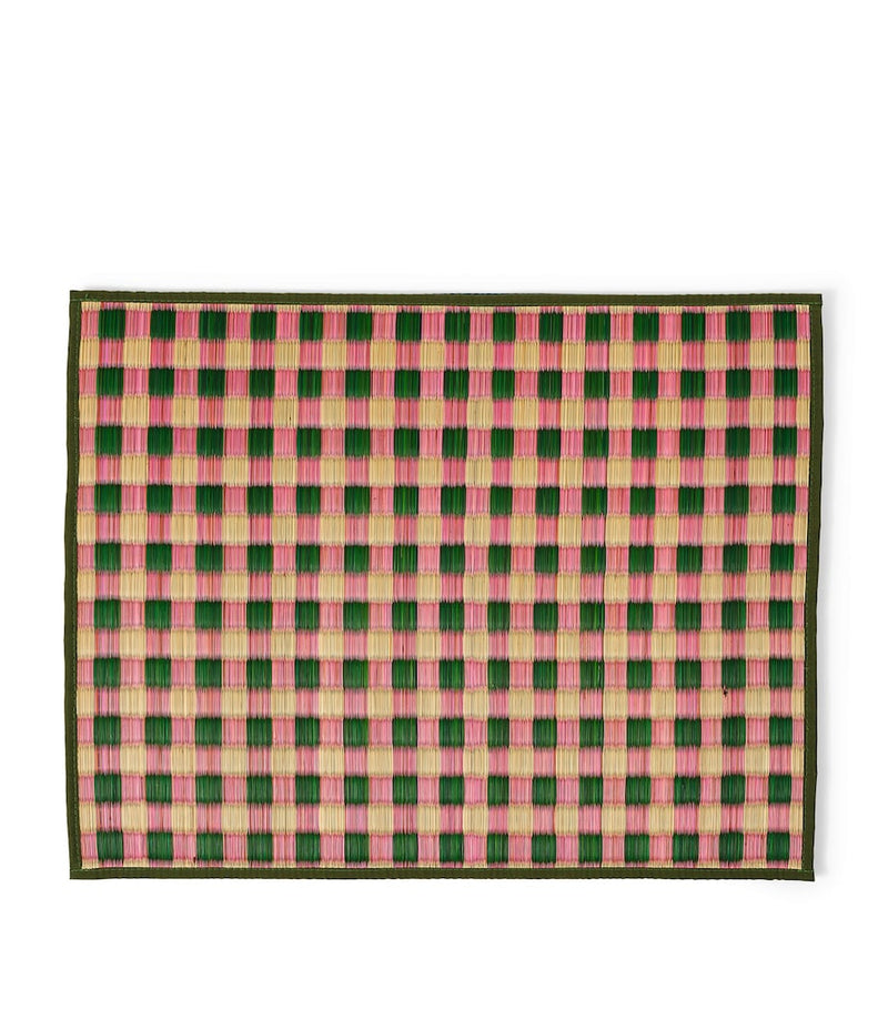Cabana Magazine wicker Capri placemat 44cm x 35.5cm - British product