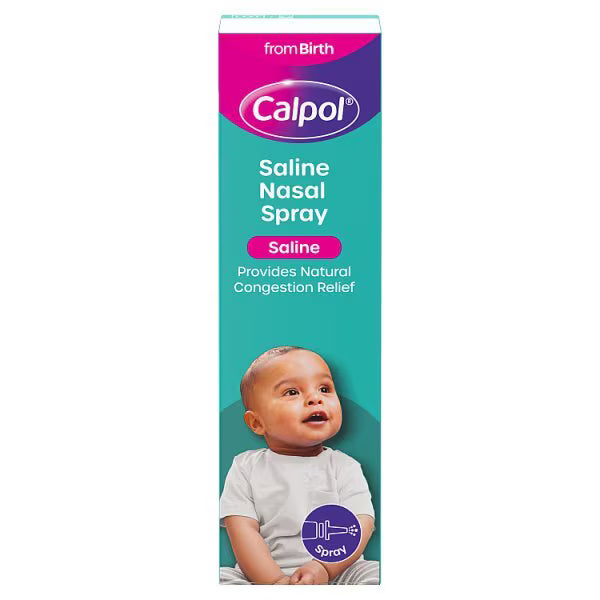 Calpol Saline Nasal Spray 15ml Bottle - British product