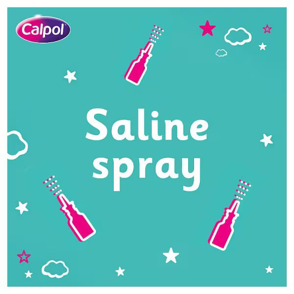 Calpol Saline Nasal Spray 15ml Bottle - British product
