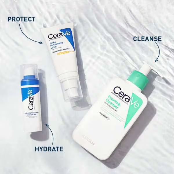 CeraVe Foaming Cleanser Normal to Oily Skin 473ml - British product