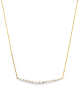 Harrods Harrods Yellow Gold and Diamond Graduating Pendant Necklace (0.50ct)- Buy online at McGrocer
