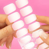 MoYou-London Gel Nail Strip Pink Sunset, imported from the UK