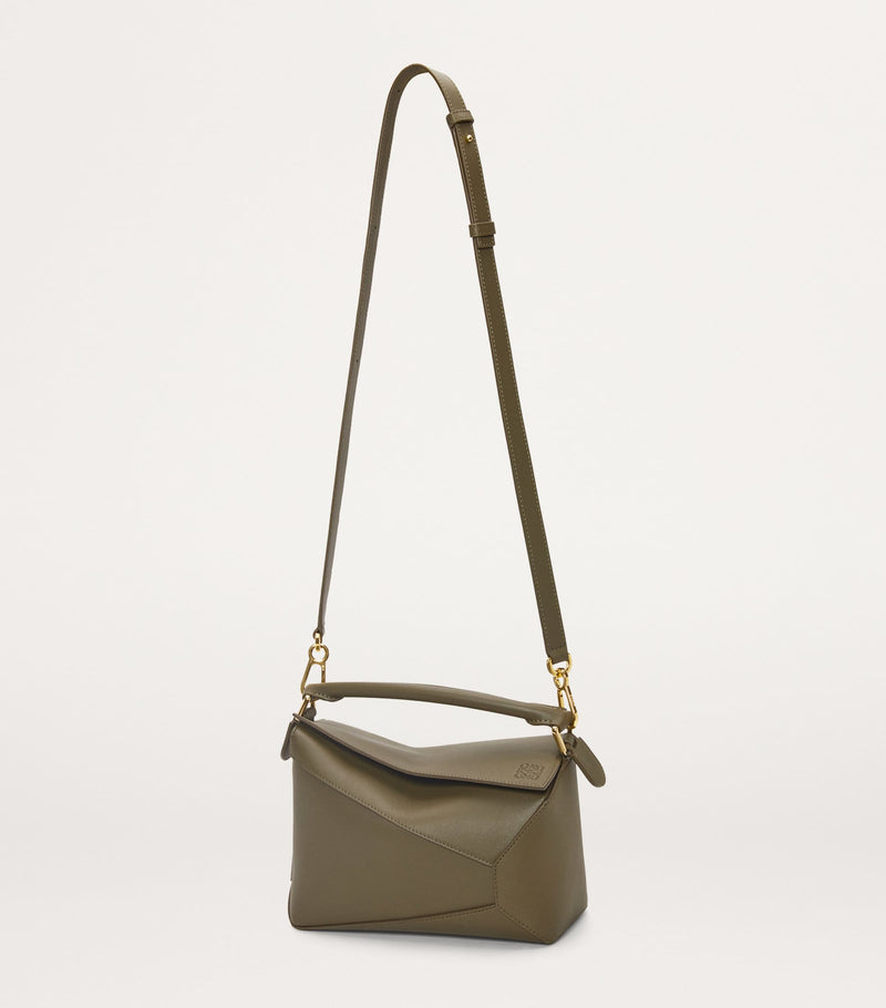 LOEWE Small Leather Puzzle Edge top-handle bag (British brand)