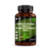 New Leaf Ginkgo Ginseng with B3 B5 360 tablets, imported from the UK
