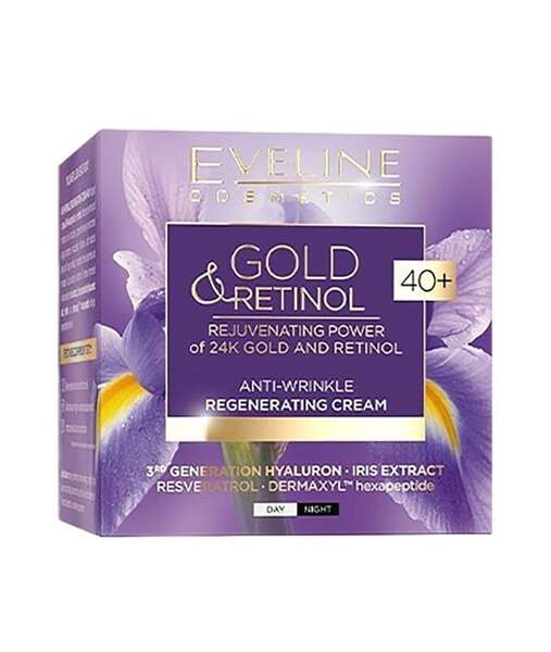Eveline Gold Retinol Anti Wrinkle Cream 40 Plus - British product