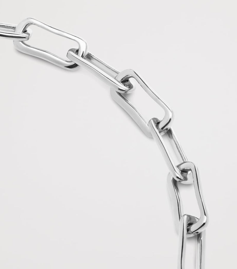 Monica Vinader sterling silver Alta mini chain necklace - British product