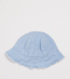 Tartine et Chocolat cotton embroidered baby bonnet (British brand)