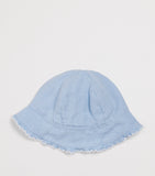 Tartine et Chocolat cotton embroidered baby bonnet (British brand)