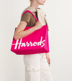 Harrods Large Cotton Logo tote bag, UK version