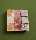 Harrods Turkish Delight Rose Lemon Pistachio Pomegranate 400g, UK version