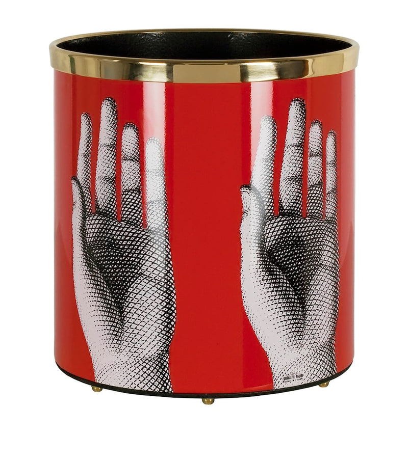 Fornasetti Mani paper basket 15L (British brand)