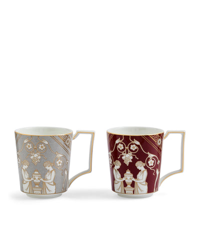 Harrods Wedgwood Set of 2 Valentine's Renaissance Coffee Mugs 300ml- Buy online at McGrocer