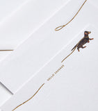 Jo Laing Hello Sausage A6 correspondence cards, UK version