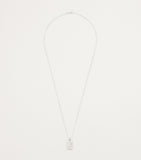 Bleue Burnham sterling silver rose pendant necklace - British product