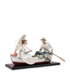 Lladró Romance on the Lake porcelain sculpture (British brand)