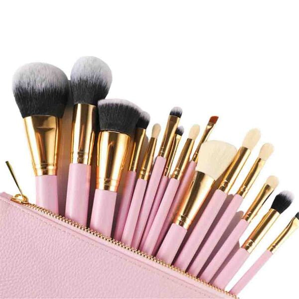 House of Amor Makeup Brushes Pink Gold Set, UK version
