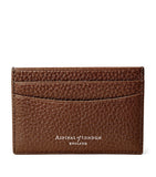 Aspinal of London grained leather slim card holder, imported from the UK